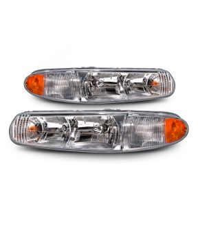 Headlight Set For 97-05 Buick Century, 97-04 Buick Regal