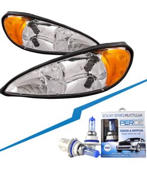 Headlight Set For 99-05 Pontiac Grand Am