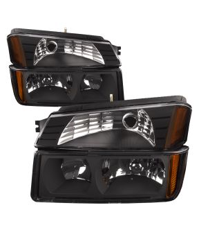 Headlight Set For 02-06 Chevrolet Avalanche 1500, 02-06 Chevrolet Avalanche 2500