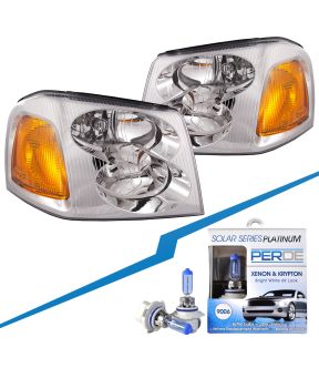 Headlight Set For 02-09 GMC Envoy