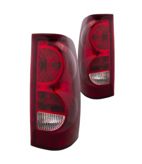 Tail Light Set For 03 Chevrolet Silverado 1500, 03 Chevrolet Silverado 2500