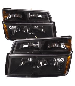 Headlight Set For 04-12 Chevrolet Colorado, 04-12 GMC Canyon
