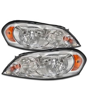 Headlight Set For 06-13 Chevrolet Impala, 14-16 Chevrolet Impala Limited, 06-07 Chevrolet Monte Carlo