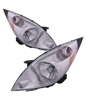 Headlight Set For 13-15 Chevrolet Spark; CAPA Certified