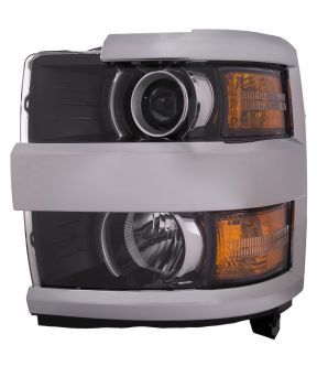 Left Driver Side Headlight For 15-19 Chevrolet Silverado 2500 HD, 15-19 Chevrolet Silverado 3500 HD
