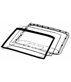 Windshield For 64-68 Ford GT40, 64-68 Ford Mustang, 67-68 Mercury Cougar