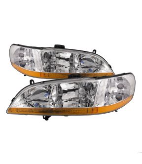 Headlight Set For 98-02 Honda Accord