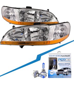 Headlight Set For 98-00 Honda Accord