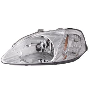Left Driver Side Headlight For 99-00 Honda Civic