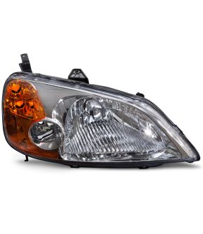 Right Passenger Side Headlight For 01-03 Honda Civic