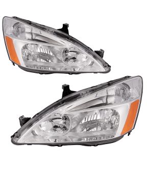 Headlight Set For 03-07 Honda Accord
