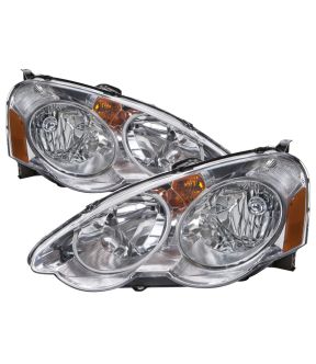 Headlight Set For 02-04 Acura RSX