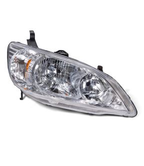 Right Passenger Side Headlight For 04-05 Honda Civic