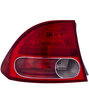 Left Driver Side Tail Light For 06-08 Honda Civic