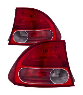 Tail Light Set For 06-08 Honda Civic