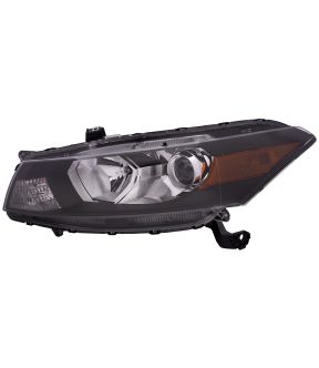 Left Driver Side Headlight For 08-10 Honda Accord; CAPA Certified