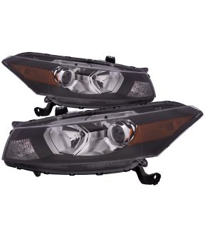 Headlight Set For 08-12 Honda Accord