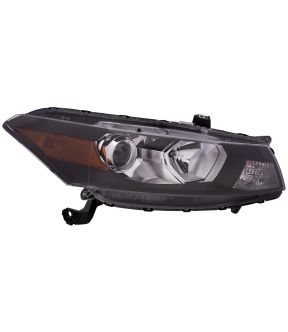 Right Passenger Side Headlight For 08-10 Honda Accord; CAPA Certified
