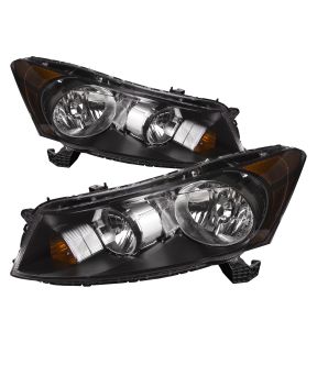 Headlight Set For 08-12 Honda Accord