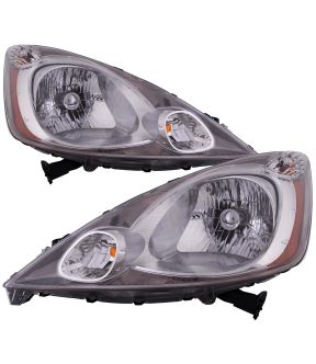 Headlight Set For 09-14 Honda Fit