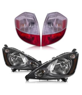 Headlight Set For 09-14 Honda Fit