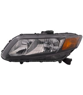 Left Driver Side Headlight For 12 Honda Civic