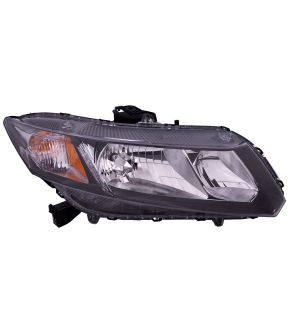 Right Passenger Side Headlight For 13-15 Honda Civic