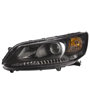 Left Driver Side Headlight For 13-15 Honda Accord; CAPA Certified