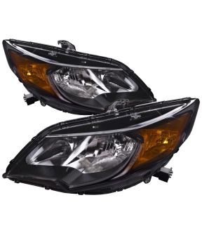 Headlight Set For 14-15 Honda Civic