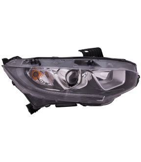 Right Passenger Side Headlight For 16-20 Honda Civic