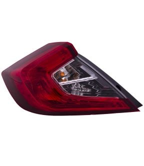 Left Driver Side Tail Light For 16-21 Honda Civic