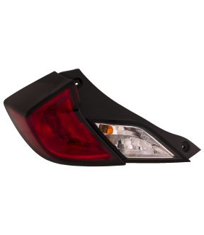 Left Driver Side Tail Light For 16-20 Honda Civic