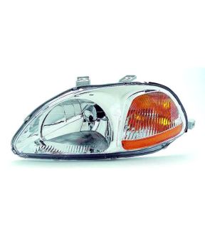 Left Driver Side Headlight For 96-98 Honda Civic
