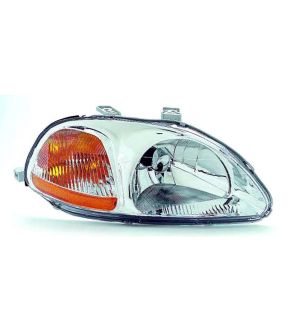 Right Passenger Side Headlight For 96-98 Honda Civic