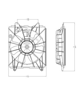 Right Passenger Side A/C Component For 06-11 Honda Civic