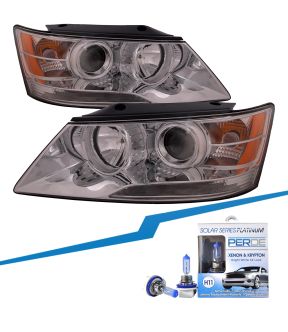 Headlight Set For 09-10 Hyundai Sonata
