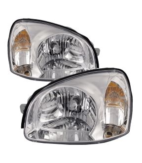 Headlight Set For 01-03 Hyundai Santa Fe