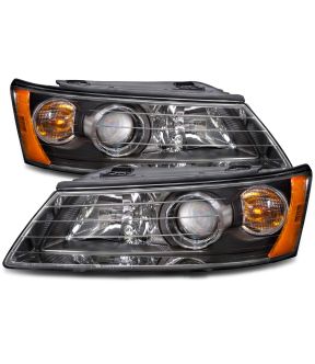 Headlight Set For 06-08 Hyundai Sonata