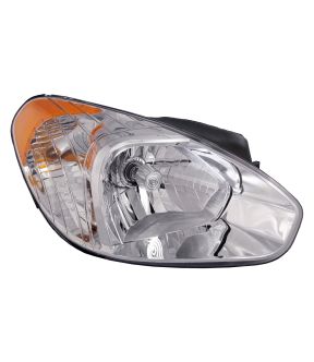 Right Passenger Side Headlight For 07-11 Hyundai Accent