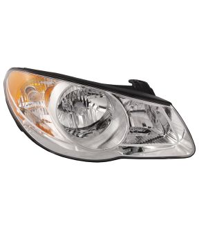 Right Passenger Side Headlight For 07-10 Hyundai Elantra