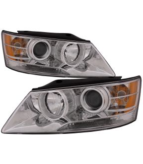 Headlight Set For 09-10 Hyundai Sonata
