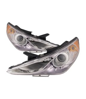 Headlight Set For 11-14 Hyundai Sonata