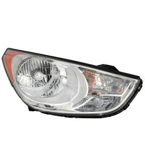 Right Passenger Side Headlight For 10-14 Hyundai Tucson