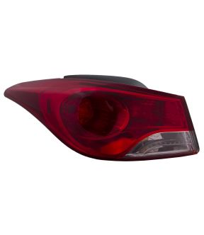 Left Driver Side Tail Light For 11-13 Hyundai Elantra