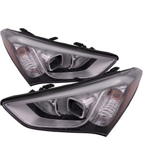 Headlight Set For 13-16 Hyundai SANTA FE SPORT