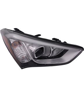 Right Passenger Side Headlight For 13-16 Hyundai SANTA FE SPORT