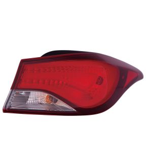 Right Passenger Side Tail Light For 14-16 Hyundai Elantra, 14 Hyundai Elantra Coupe