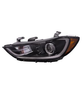 Left Driver Side Headlight For 17-18 Hyundai Elantra