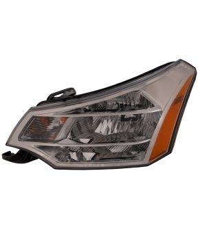 Left Driver Side Headlight For 08-11 Ford Focus; CAPA Certified