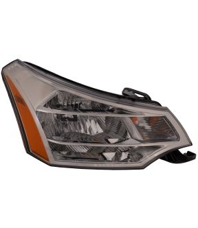 Right Passenger Side Headlight For 08-11 Ford Focus; CAPA Certified